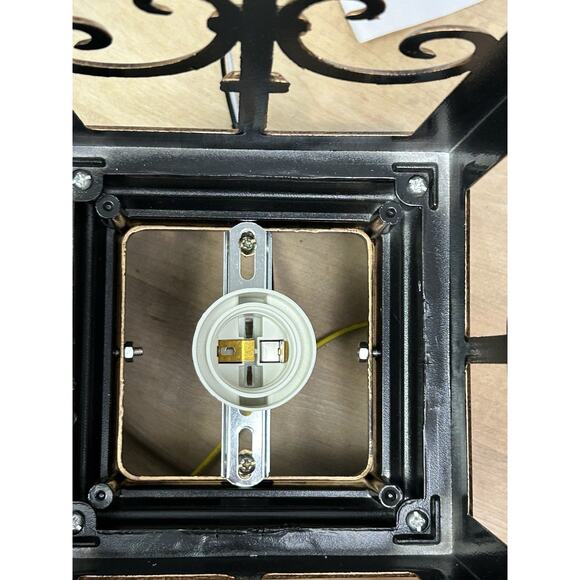 Rishx European Post Pole Light Outdoor Patio Yard Lantern Lamp Fixture Bronze - Picture 9 of 12